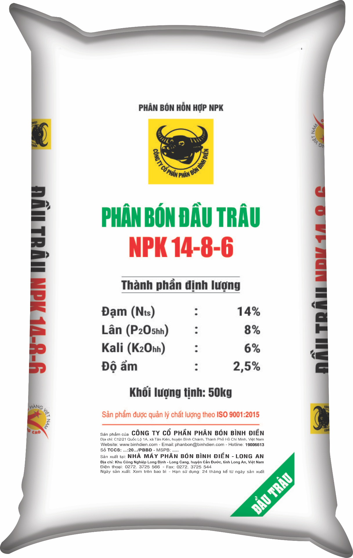 NPK ĐẦU TRÂU 14-8-6