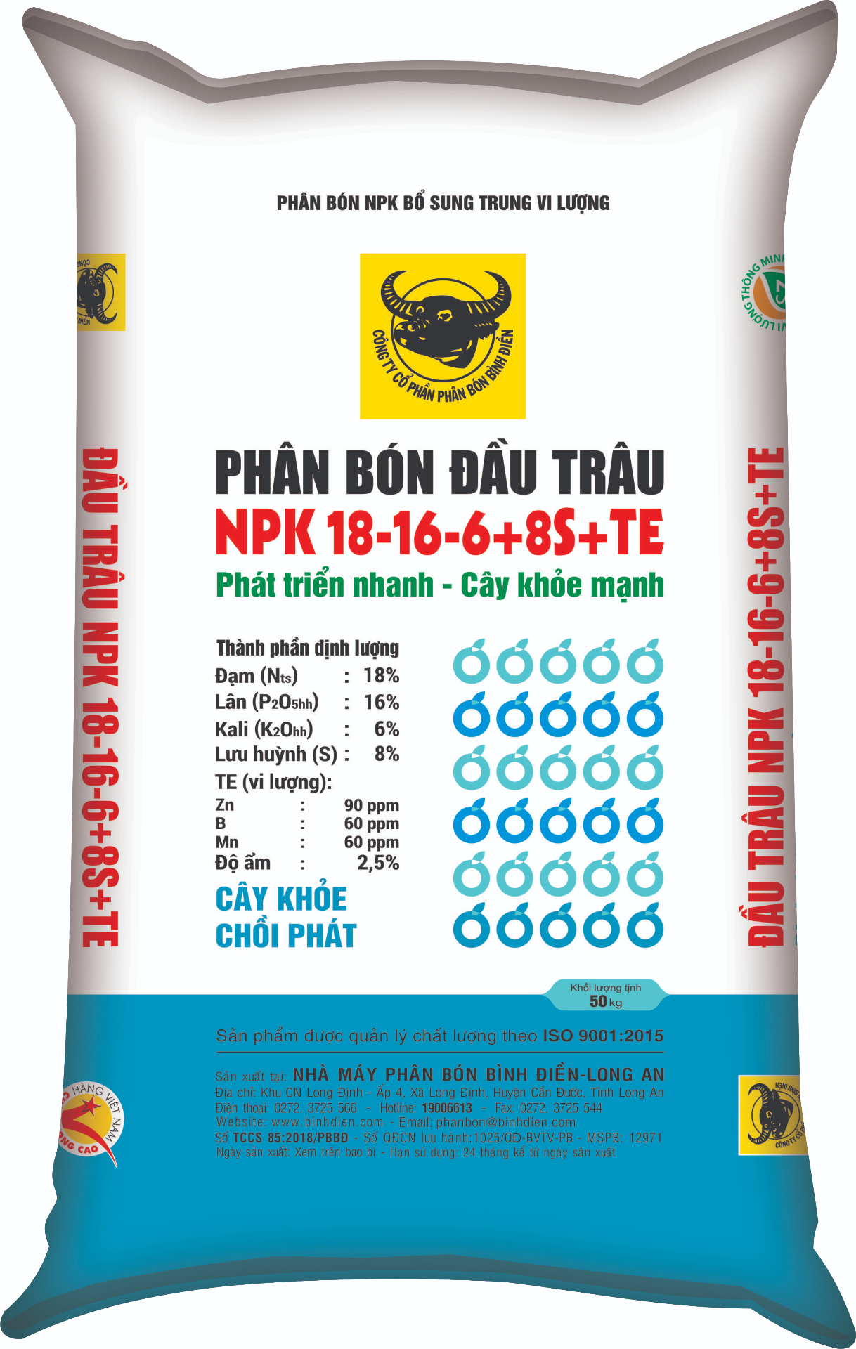 NPK 18-16-6+8S+TE 