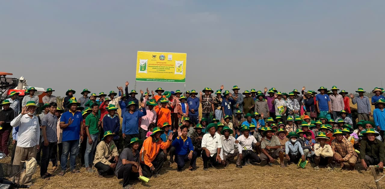 Mô hình canh tác lúa thông minh – Bước tiến lớn cho nông nghiệp Campuchia
