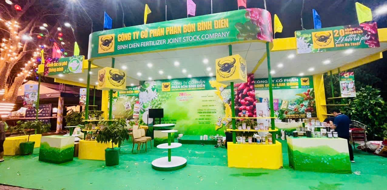 Phân bón Đầu Trâu tại lễ hội cà phê Buôn Ma Thuột 2025