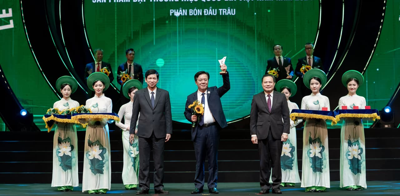 PHÂN BÓN ĐẦU TRÂU SẢN PHẨM ĐẠT THƯƠNG HIỆU QUỐC GIA VIỆT NAM