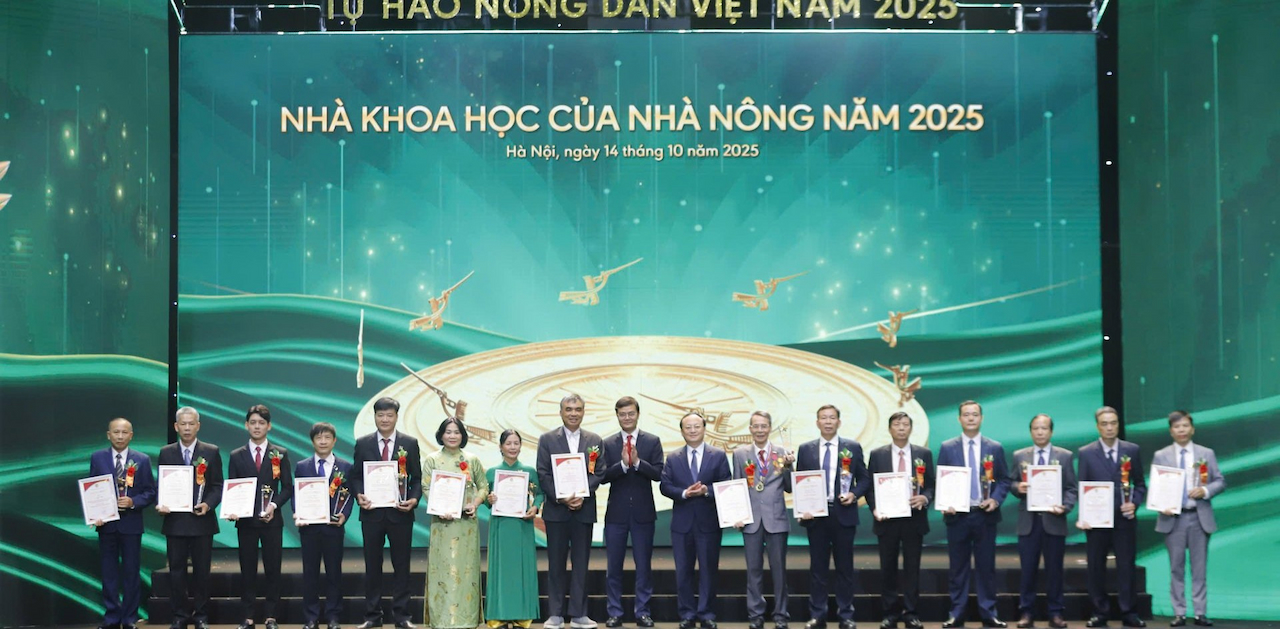 Lễ tôn vinh Nông dân Việt Nam xuất sắc, Nhà khoa học của Nhà nông 2025