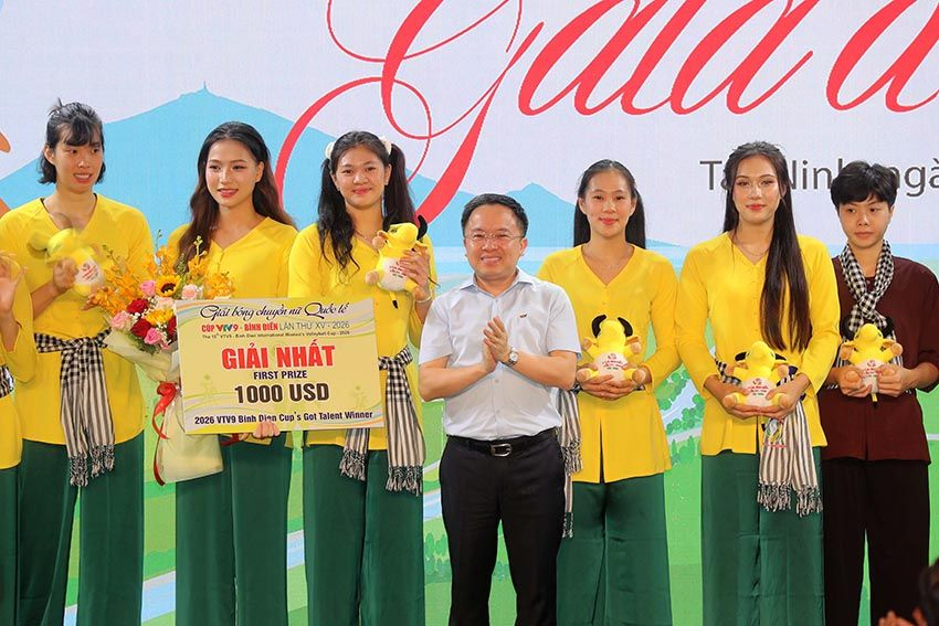 Chùm ảnh đêm Gala Cúp VTV9 – Bình Điền 2026, rực rỡ sắc màu và gắn kết