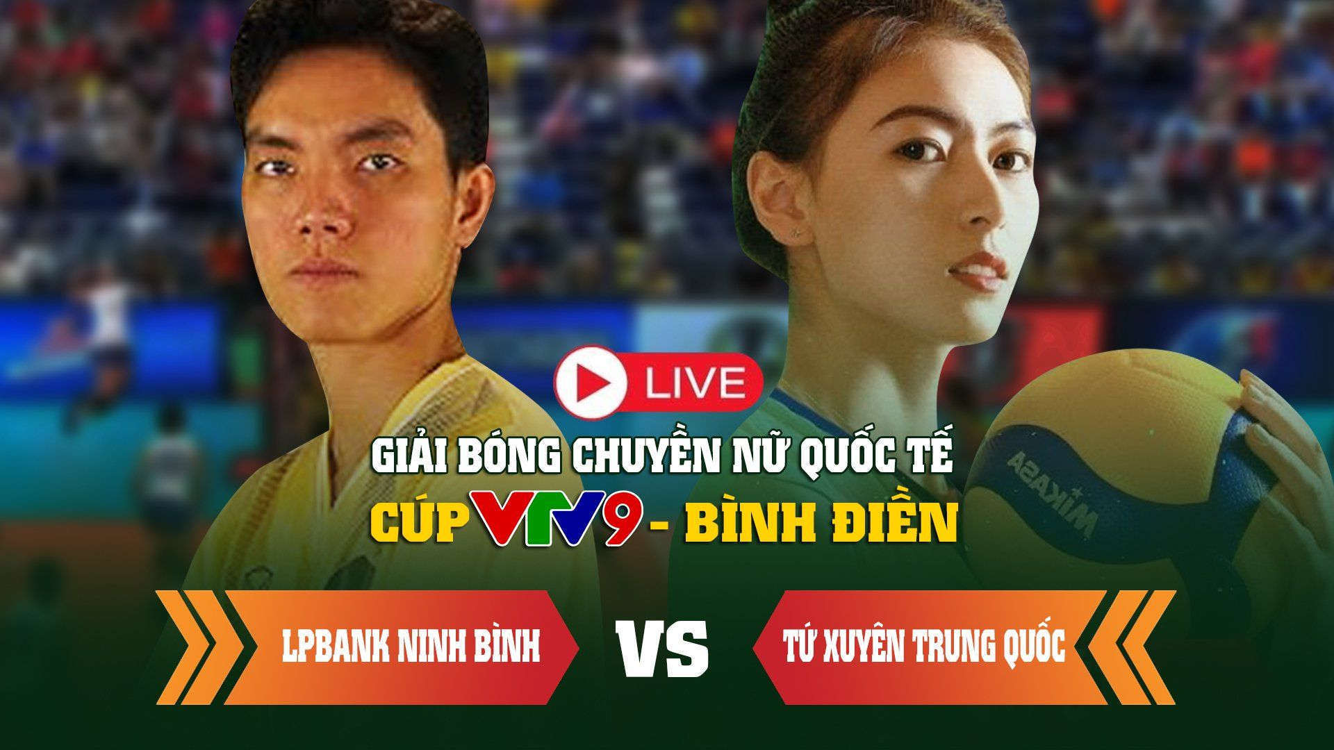 Trực Tiếp | Tứ Xuyên Trung Quốc vs LPBank Ninh Bình | Giải Bóng Chuyền Cúp VTV9 - Bình Điền 2024