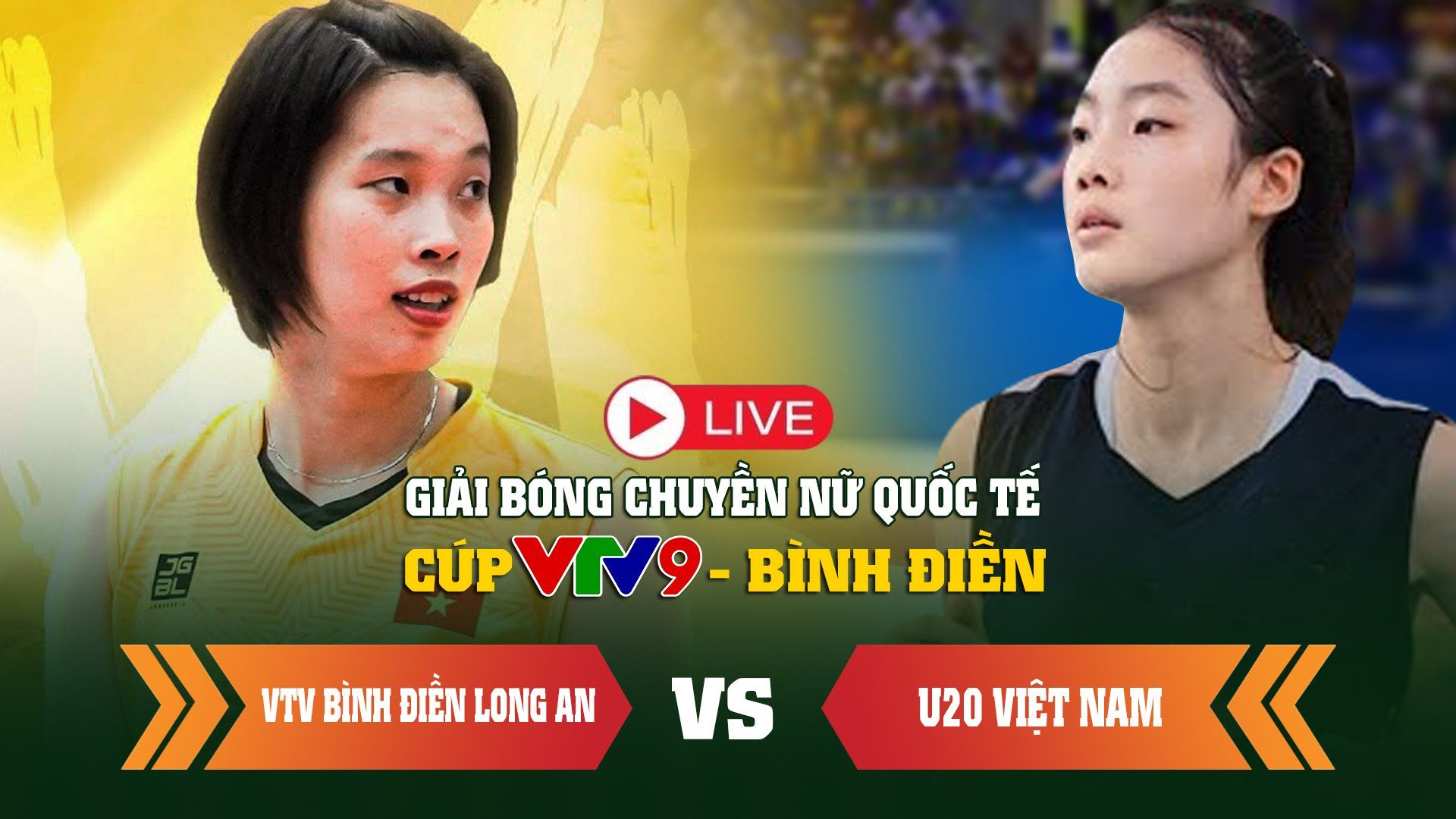 Trực Tiếp | VTV Bình Điền Long An vs U20 Việt Nam | Cúp VTV9 - Bình Điền 2024
