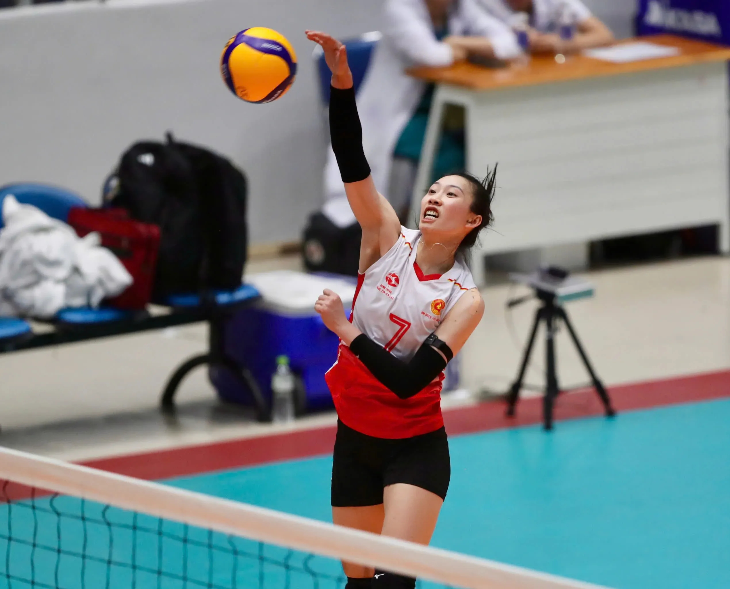 CLB Binh chủng Thông tin thắng trận mở màn giải bóng chuyền nữ quốc tế VTV9-Bình Điền CLB Binh chủng Thông tin thắng trận mở màn giải bóng chuyền nữ quốc tế VTV9-Bình Điền